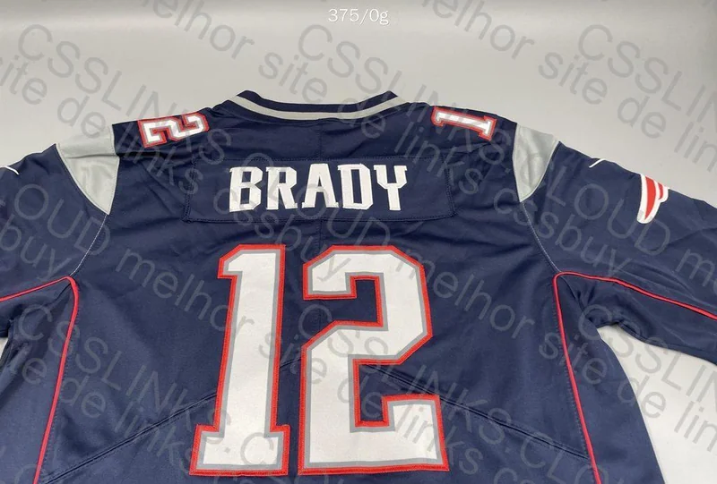 Jersey NFL Patriots GOAT Brady 8
