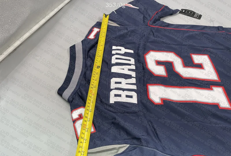 NFL Patriots Jersey with Measurements - GL? 7