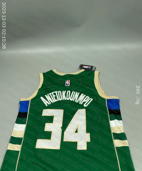 Jersey Swingman Milwaukee Bucks nº 34 Giannis Antetokounmpo 3
