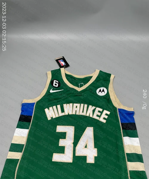 Jersey Swingman Milwaukee Bucks nº 34 Giannis Antetokounmpo 4