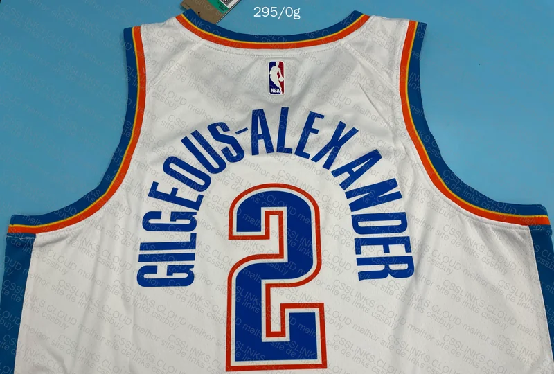 Jerseys NBA (SGA Home 24/25 Swingman + Curry City 21/22 AUthentic) 5