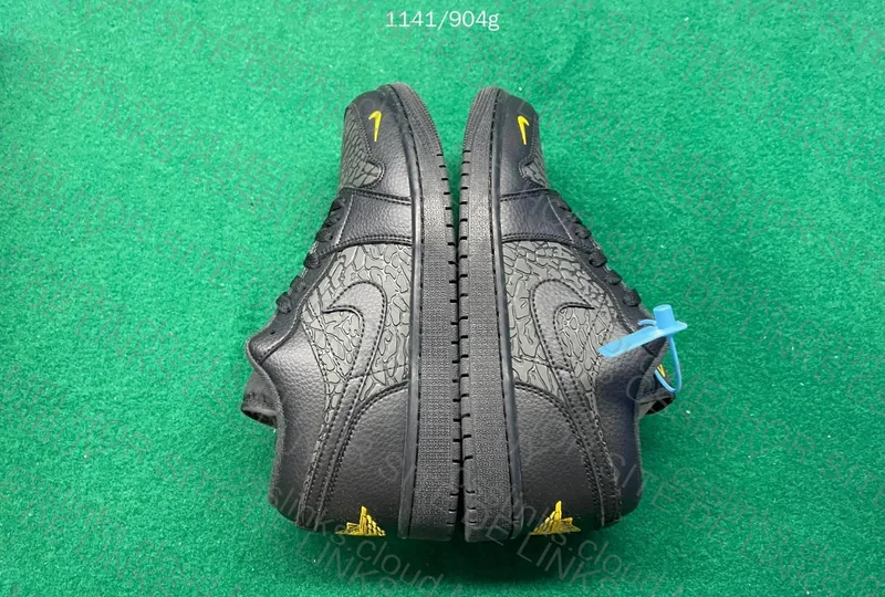 Jordan 1 Black Elephant Print 2