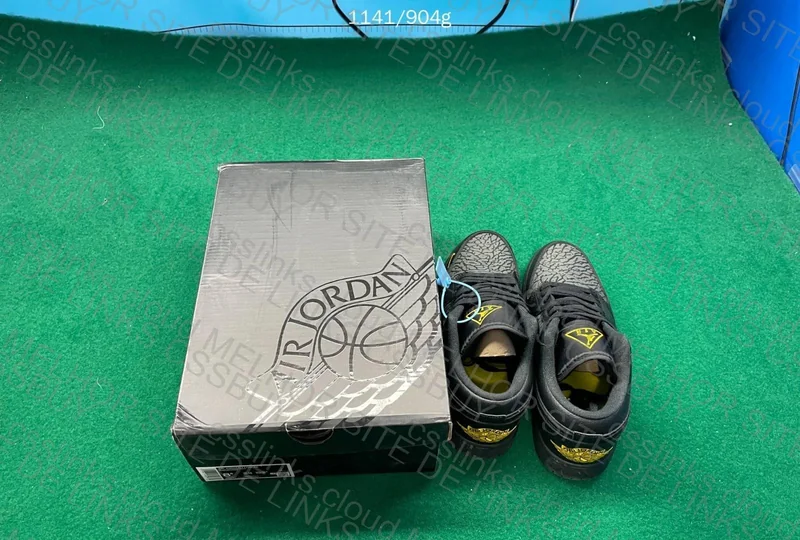 Jordan 1 Black Elephant Print 3