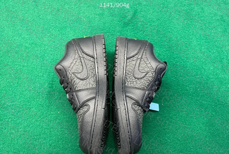 Jordan 1 Black Elephant Print 5