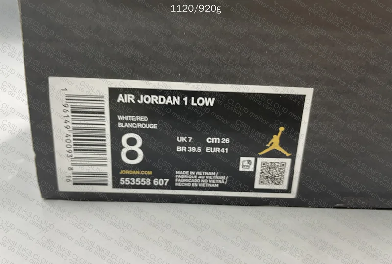 JORDAN 1 CARDINAL RED FOR 80 10