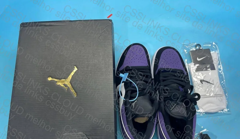 Jordan 1 Court Purple