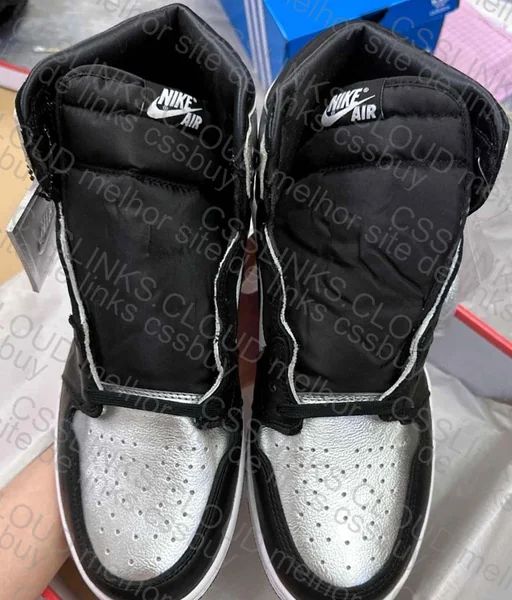 Jordan 1 High " Silver Toe " 2