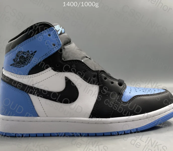 Jordan 1 high UNC toe 4