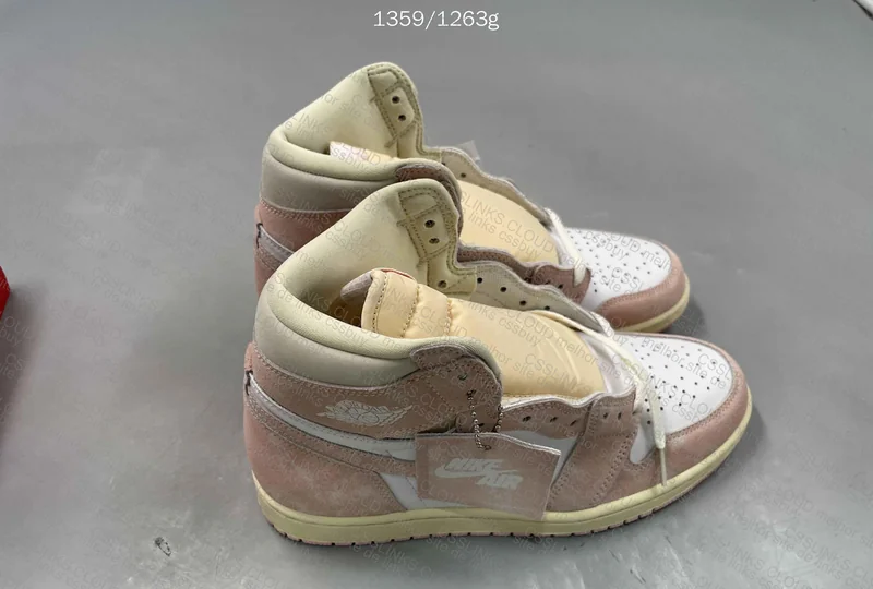 Jordan 1 high washed pink