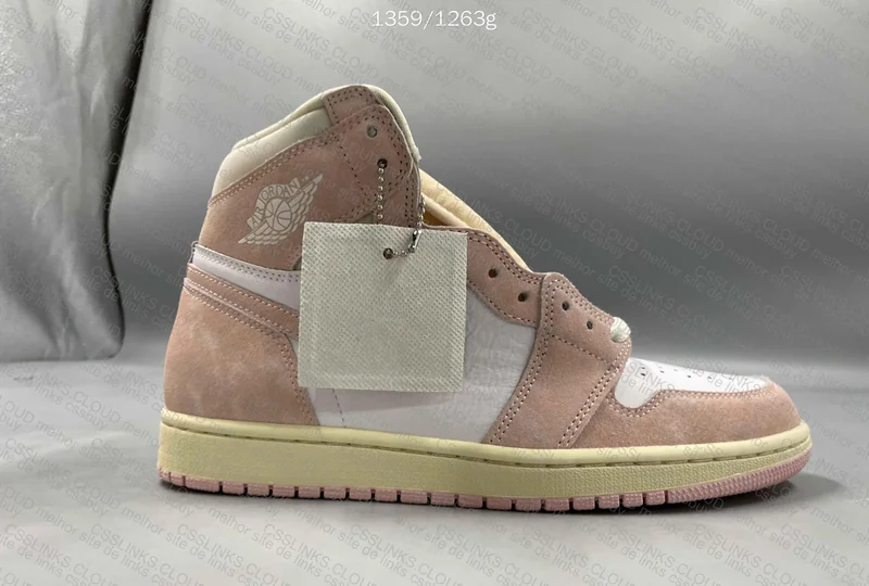 Jordan 1 high washed pink 4