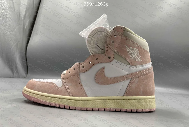Jordan 1 high washed pink 5