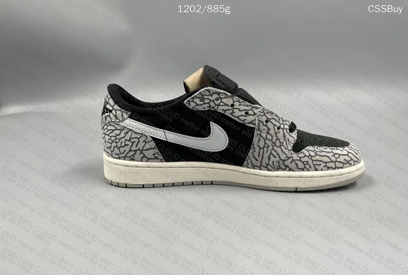 Jordan 1 Low Black Cement FS 2