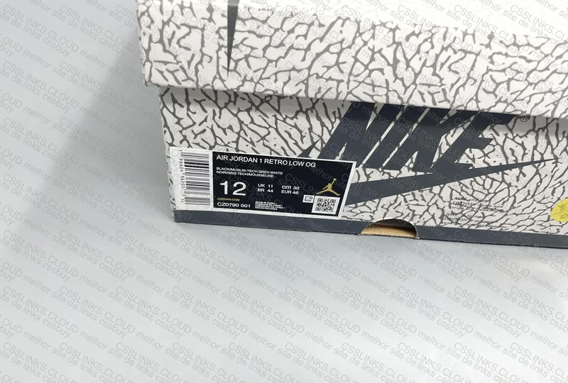 Jordan 1 Low - Black Cement FS Batch 8