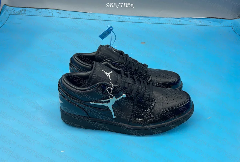 Jordan 1 Low Black Croc