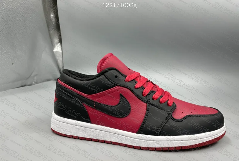Jordan 1 Low Black Gym Red 4