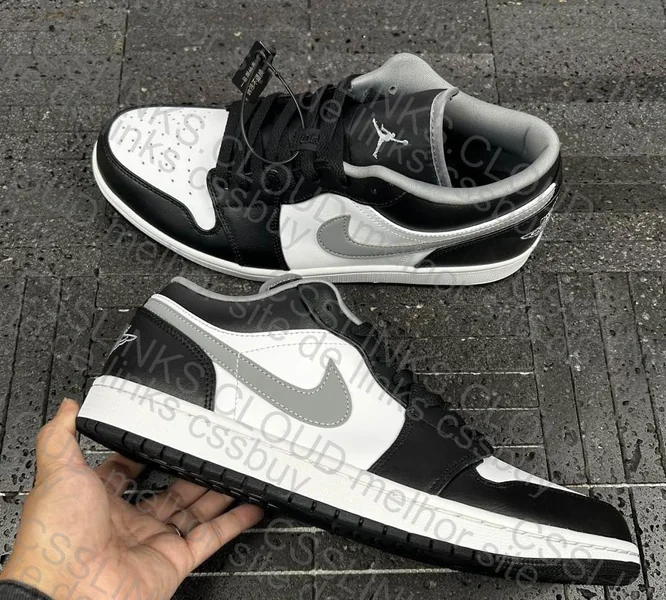 jordan 1 low black medium grey