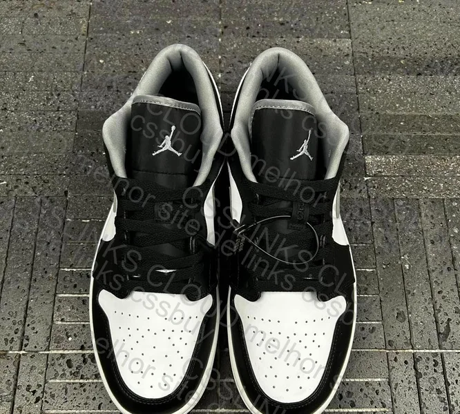 jordan 1 low black medium grey 3