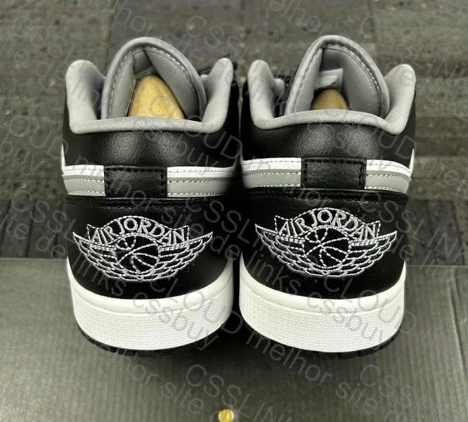 jordan 1 low black medium grey 4