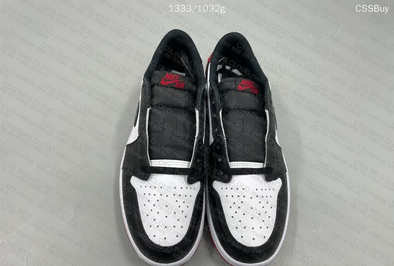 Jordan 1 Low Black Toe
