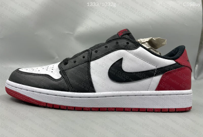 Jordan 1 Low Black Toe 2
