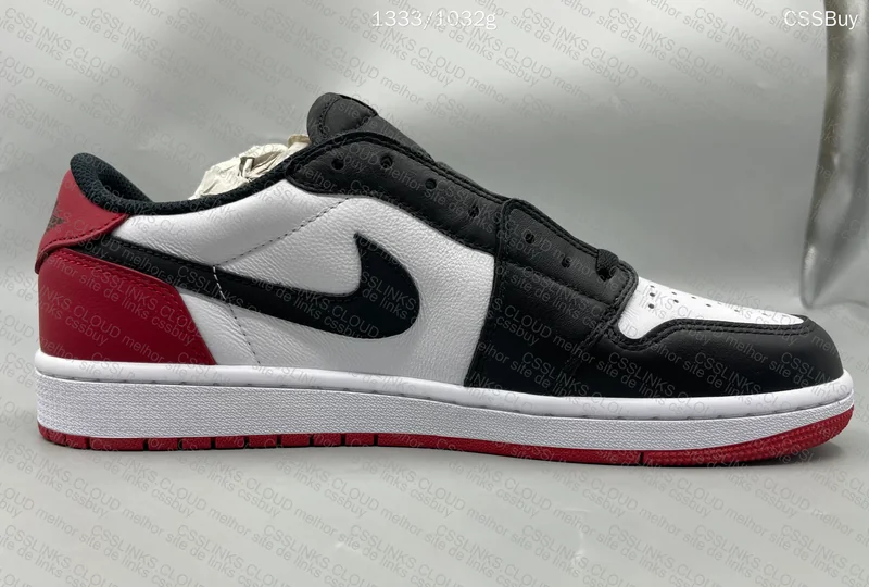 Jordan 1 Low Black Toe 4