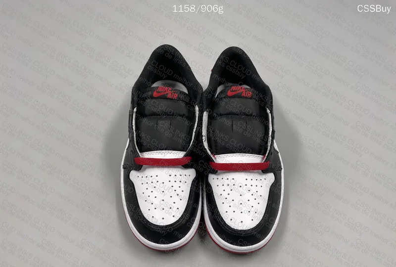 Jordan 1 low - Black Toe 4