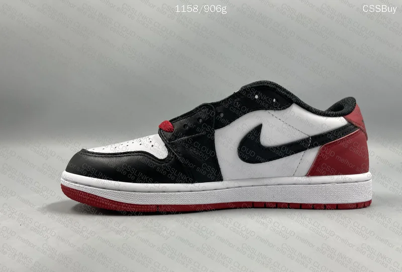 Jordan 1 low - Black Toe 5