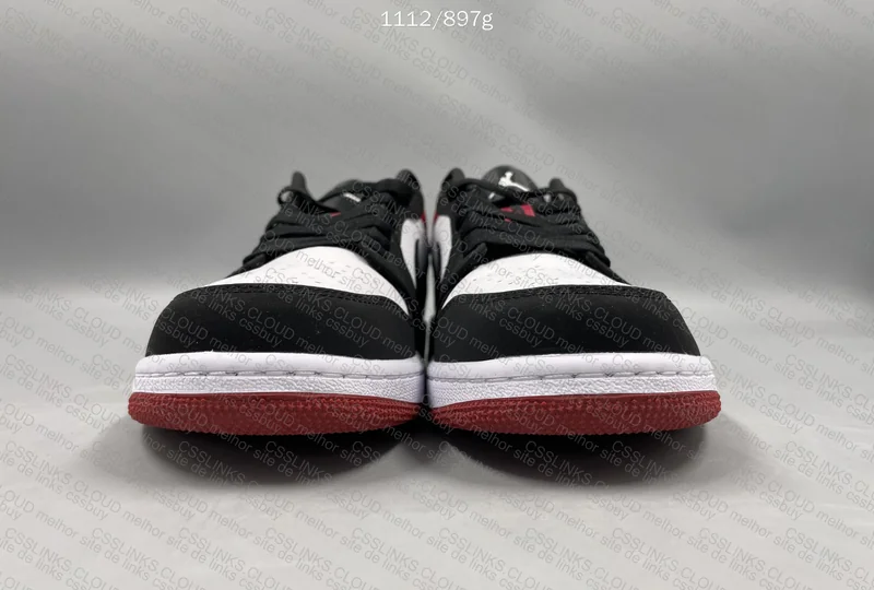 Jordan 1 Low Black Toe 2