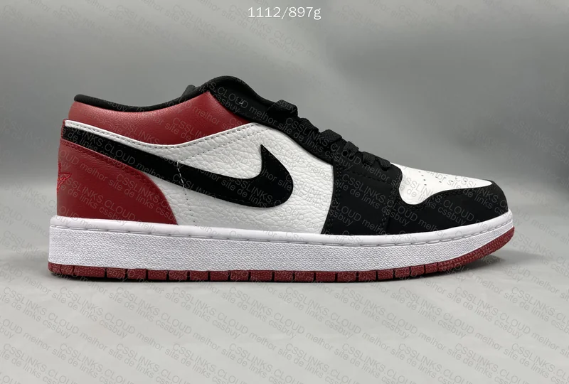 Jordan 1 Low Black Toe 4