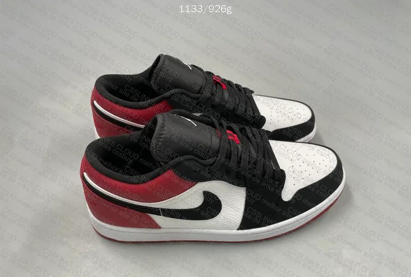 Jordan 1 low Black Toe 2