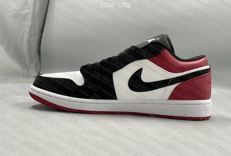 Jordan 1 low Black Toe 6