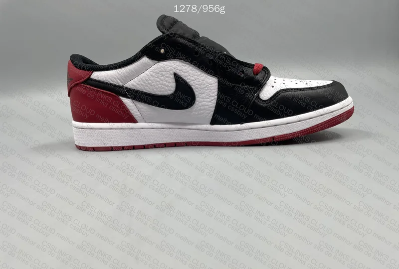 Jordan 1 Low Black Toe 8