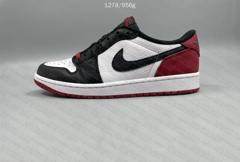 Jordan 1 Low Black Toe 9