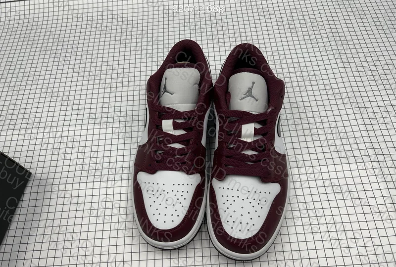 Jordan 1 Low Bordeaux