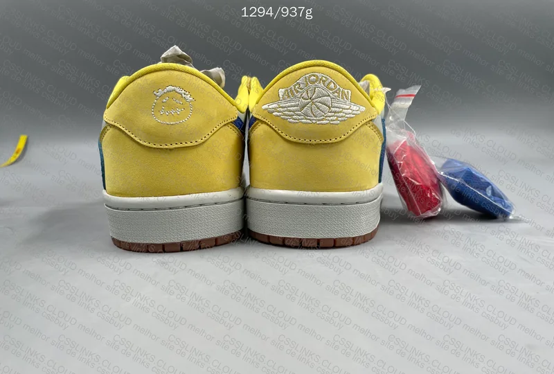 Jordan 1 Low Canary yelow 2