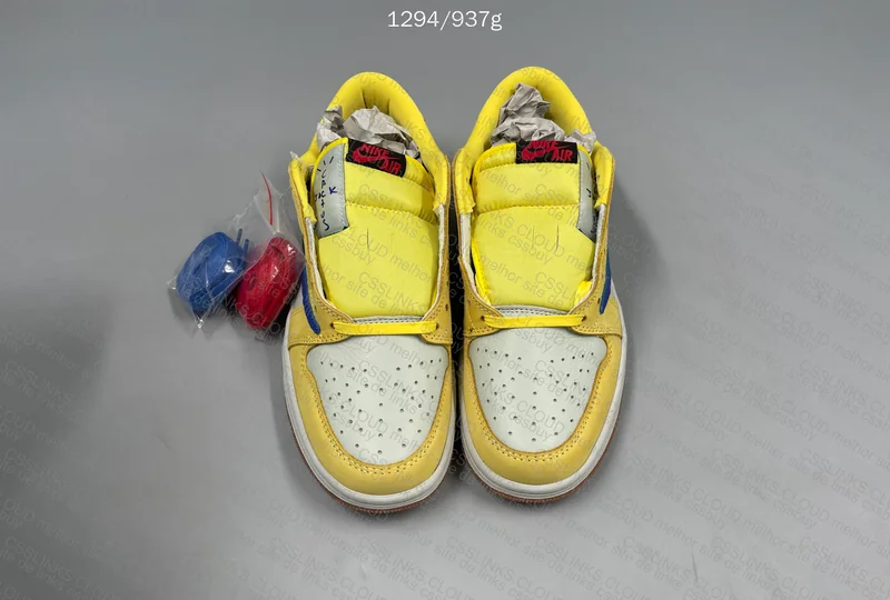 Jordan 1 Low Canary yelow 3
