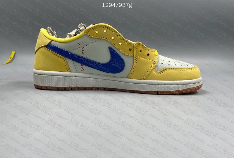 Jordan 1 Low Canary yelow 6