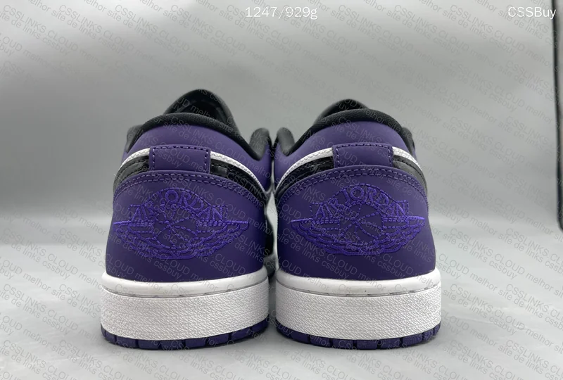 Jordan 1 low court purple 2