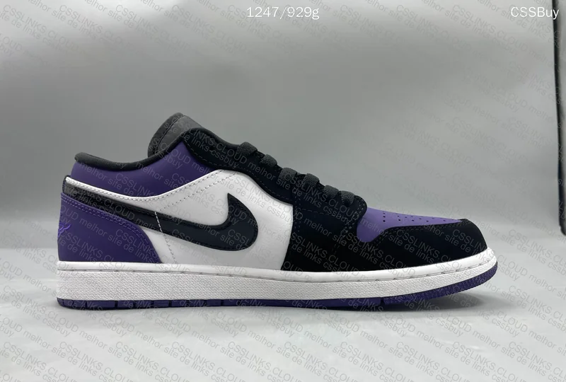 Jordan 1 low court purple 6