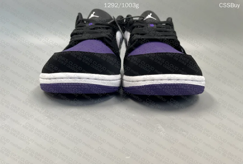 Jordan 1 Low Court Purple