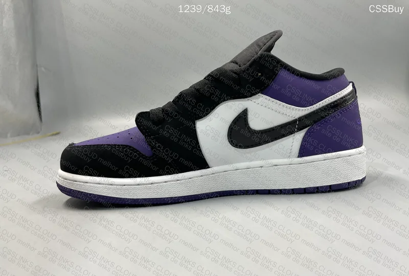 Jordan 1 Low Court Purple 2