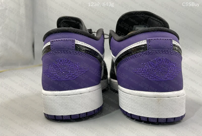 Jordan 1 Low Court Purple 4