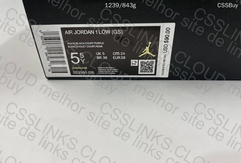 Jordan 1 Low Court Purple 6