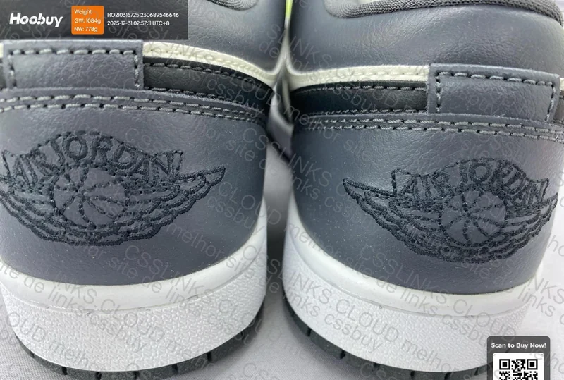 Jordan 1 Low Dark Grey 5