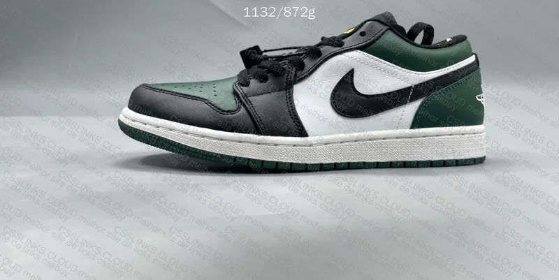 Jordan 1 Low Green Toe 5