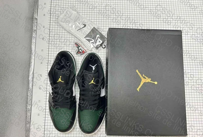Jordan 1 Low Green Toe DT Batch 2