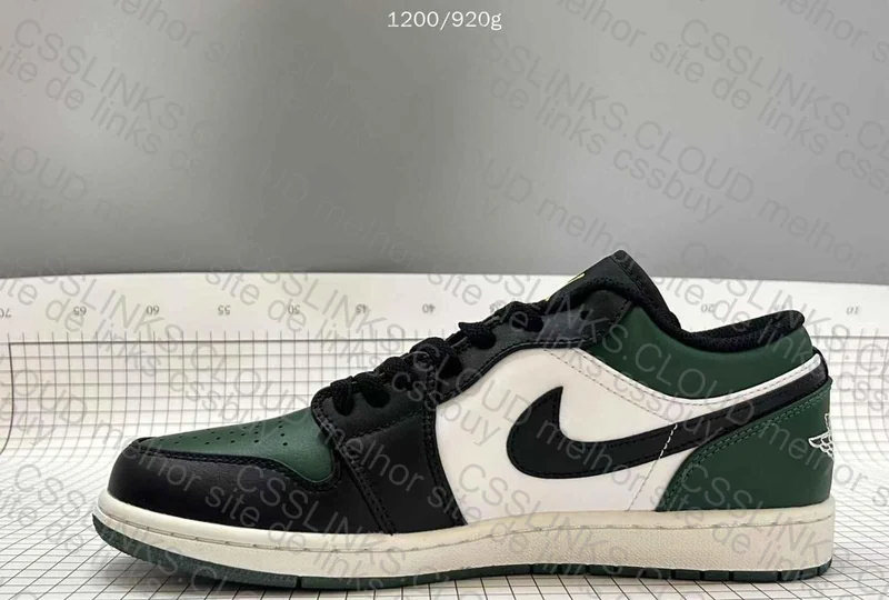 Jordan 1 Low Green Toe DT Batch 5