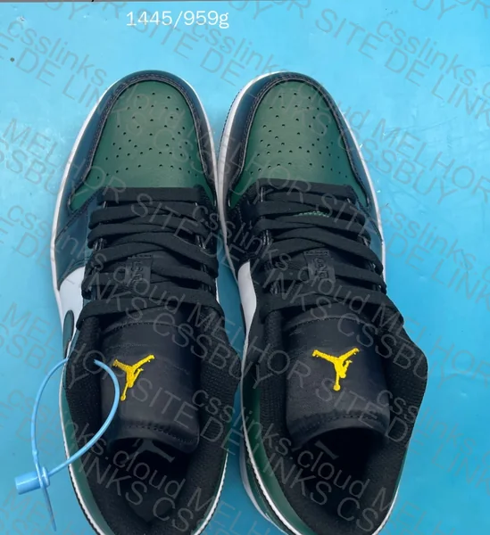 jordan 1 low green toe-oq acham? 2