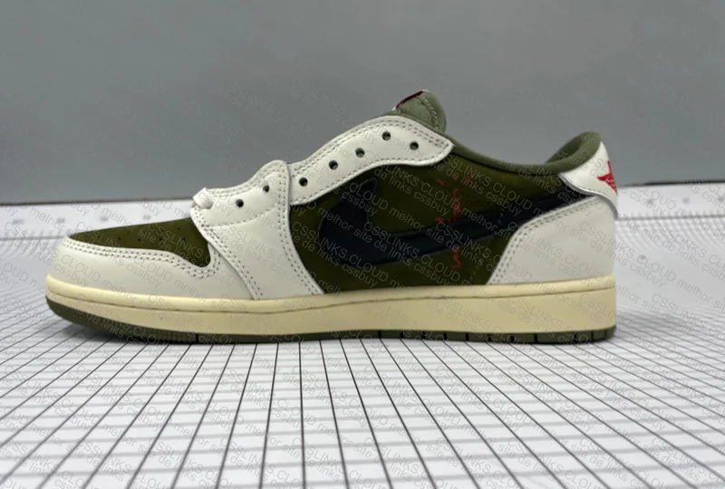 Jordan 1 Low Medium Olive 5