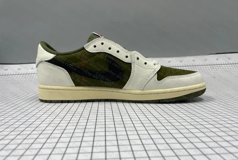 Jordan 1 Low Medium Olive 7